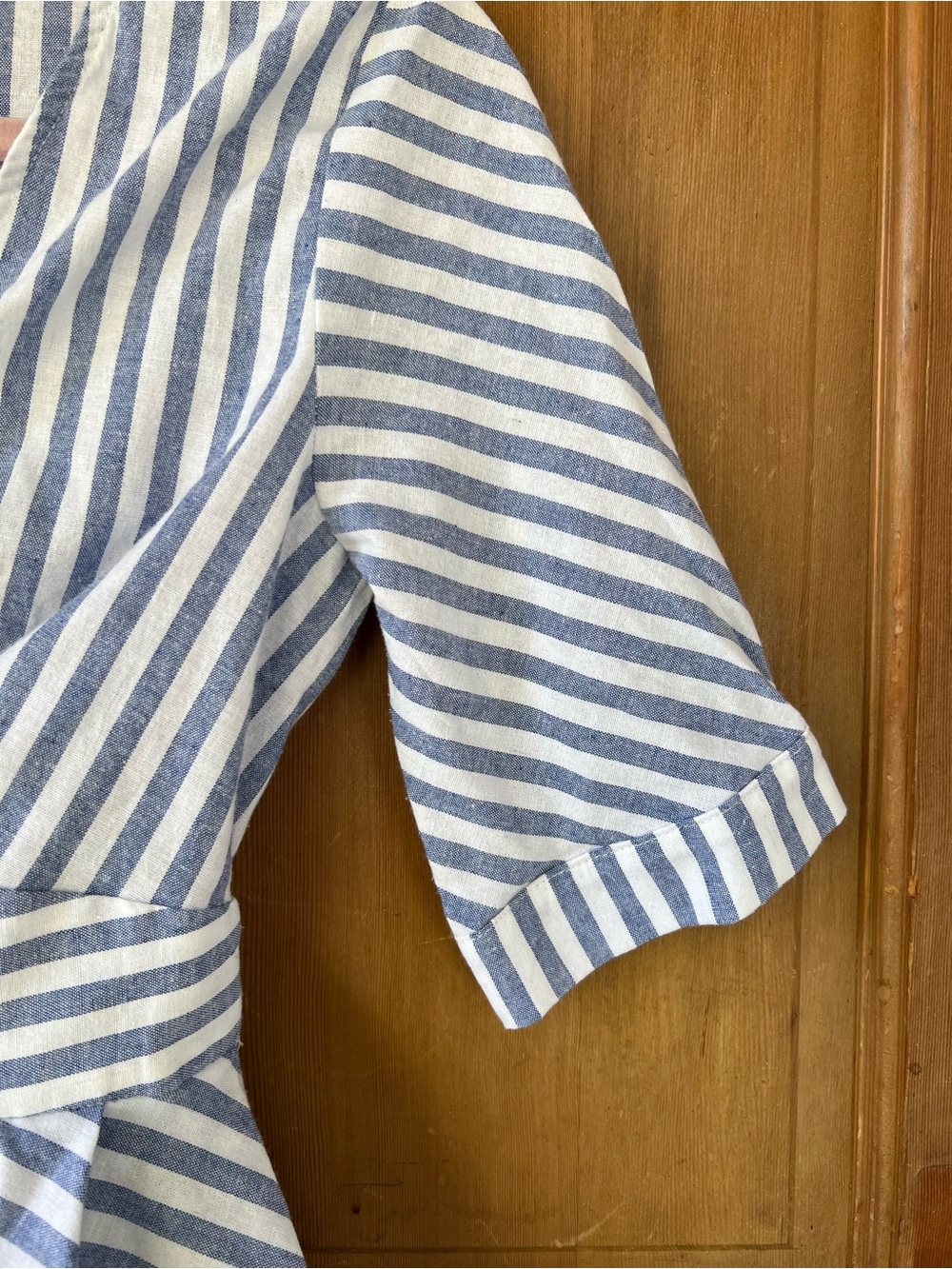 English Factory Striped High Low Dress S - Picture 6 of 15